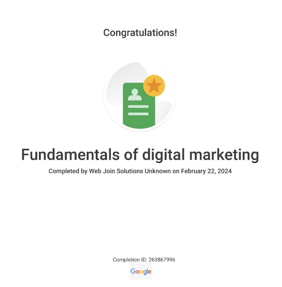 Certificate 2